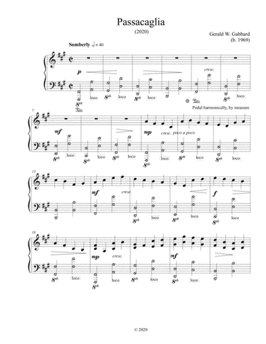 Passacaglia (2020)