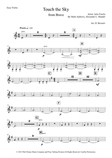 Touch The Sky (arr. Davide Bizzarri)