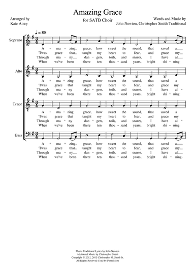 Amazing Grace (arr. Kate Airey)