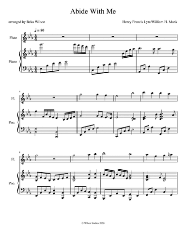 Abide With Me--flute solo (arr. Beka Wilson)