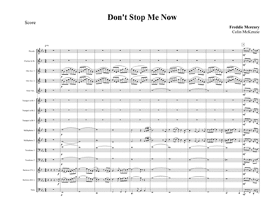 Don't Stop Me Now (arr. Colin R. McKenzie)