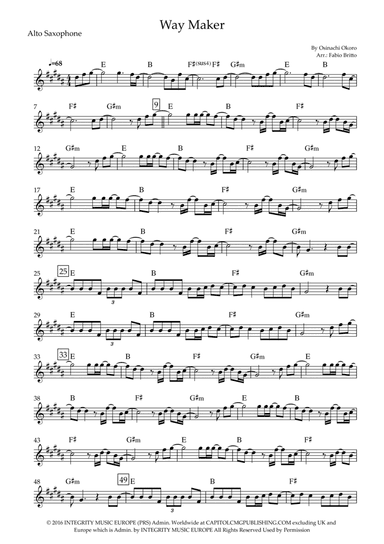 Way Maker (arr. Fabio Britto)