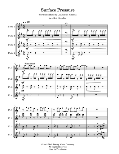 Surface Pressure (arr. Kyle Steindler)