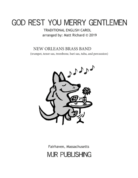 God Rest Ye Merry Gentlemen (New Orleans Brass Band) (arr. Matt Richard)