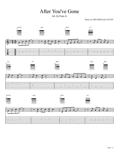 After You've Gone (arr. Enea A.)