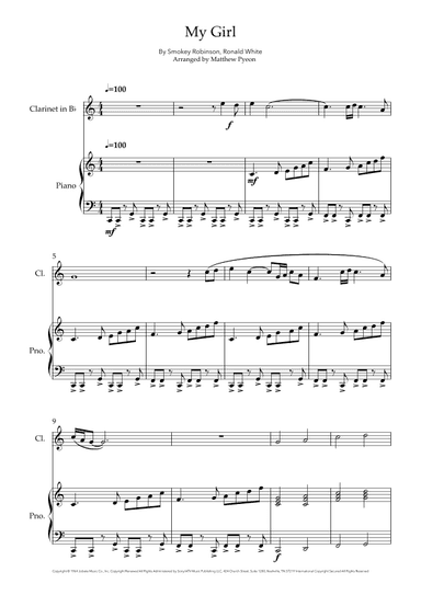My Girl (arr. Matthew pyeon)