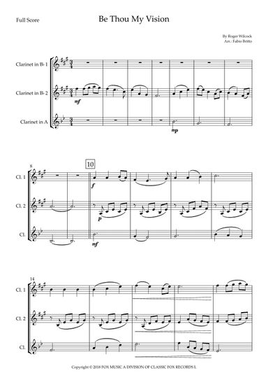Be Thou My Vision (arr. Fabio Britto)