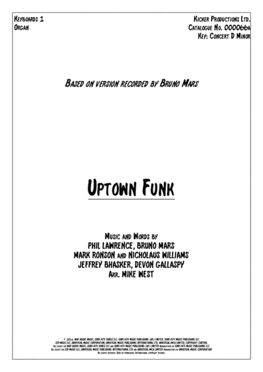 Uptown Funk (arr. Mike West)