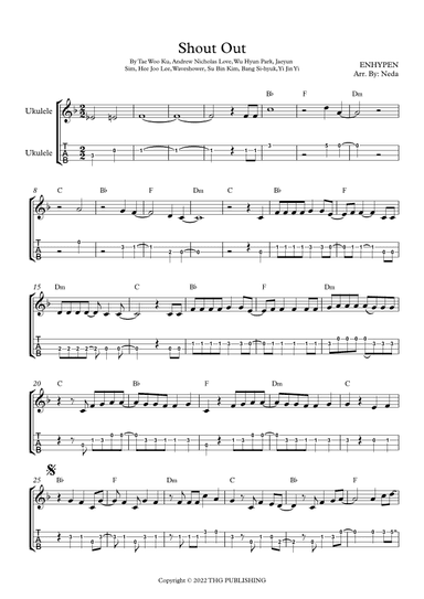 Shout Out (arr. Arr. Neda)