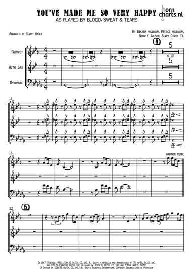 You've Made Me So Very Happy (arr. Gerrit Hager)