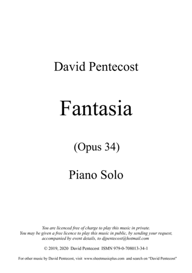 Fantasia, Opus 34