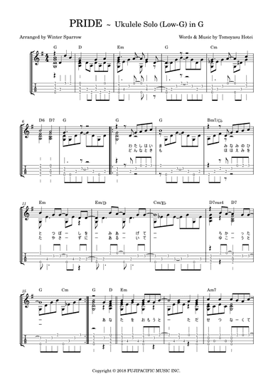 Pride (arr. Winter Sparrow)