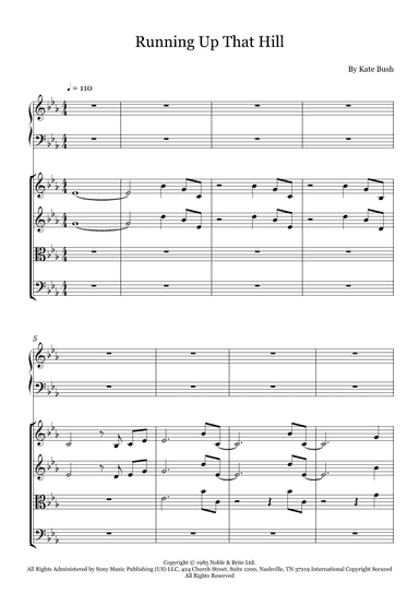 Running Up That Hill (arr. Fernanda Moura)