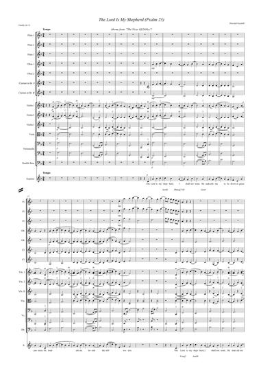 Psalm 23 (theme From The Vicar Of Dibley) (arr. Pamela Moutoussi)