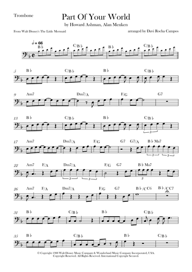 Part Of Your World (arr. Davi Rocha Campos)