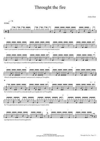 Through The Fire (arr. COPYDRUM)