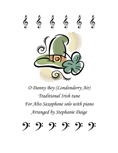 O, Danny Boy for alto saxophone (arr. Stephanie Daige)