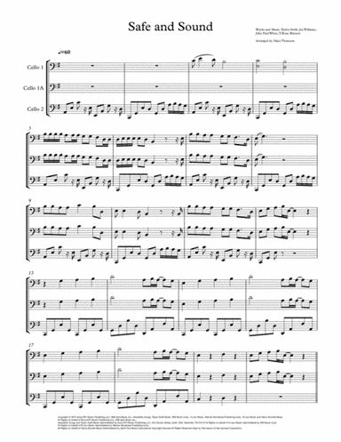 Safe And Sound (arr. Mary Thomson)