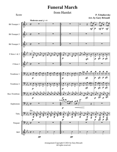 Funeral March from Hamlet, Act V (arr. Gary Bricault)