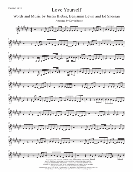 Love Yourself (arr. Kevin Busse)