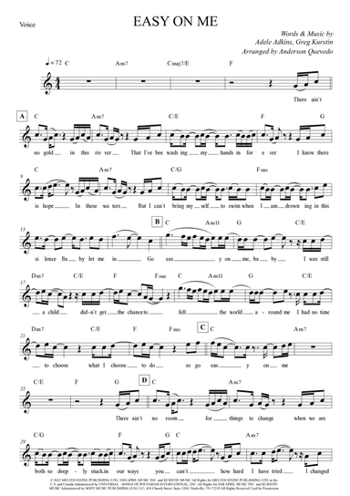 Easy On Me (arr. Anderson Quevedo)