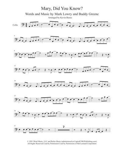 Mary, Did You Know? (arr. Kevin Busse)