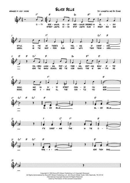 Silver Bells (arr. Vicky Jacobs)