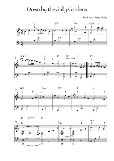 Down by The Sally Gardens (arr. Gerry Nulty)