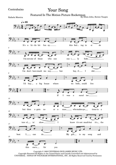 Your Song (arr. Rafaela Moreira)