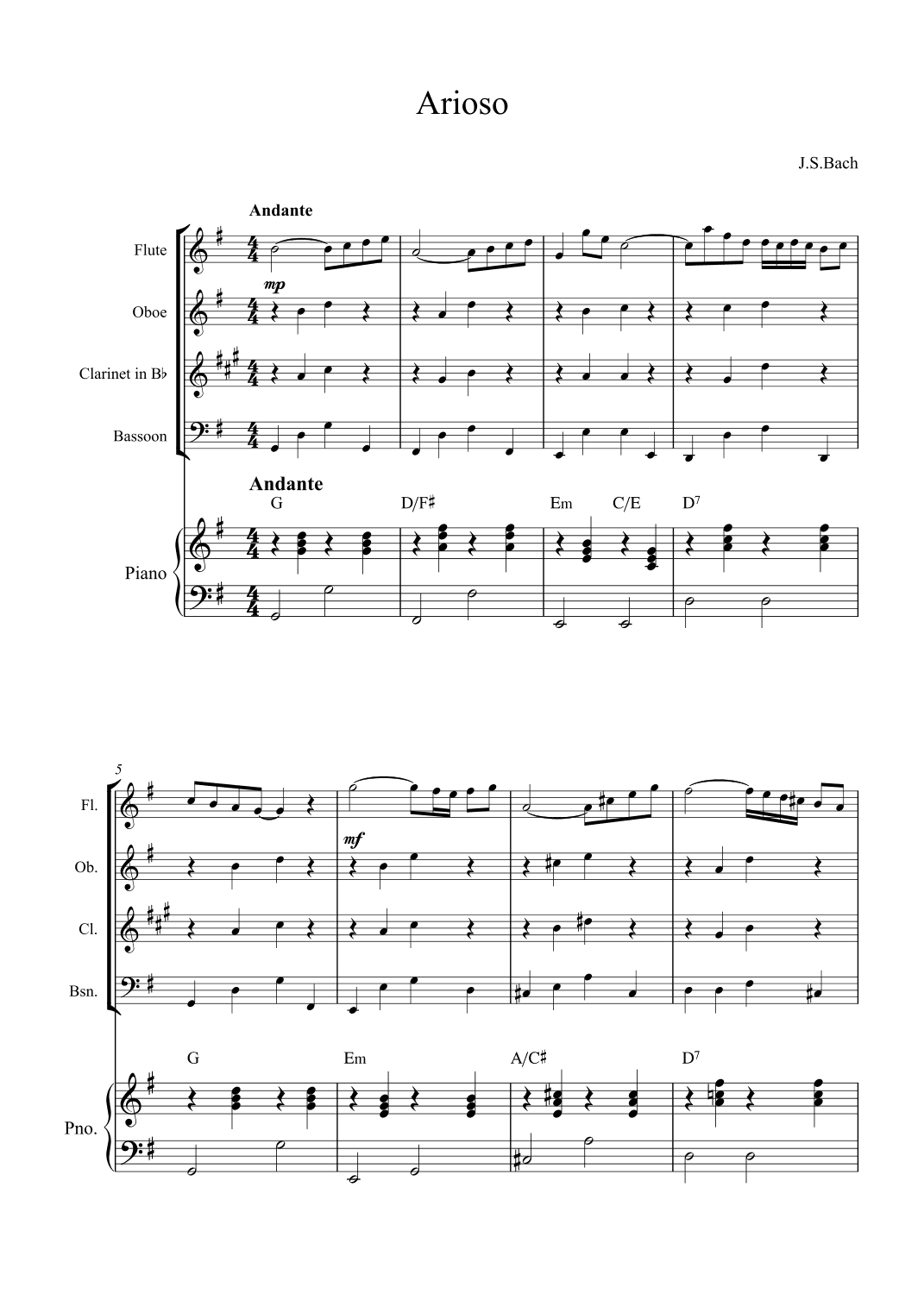 Arioso (arr. Alex Nunes Rodrigues)