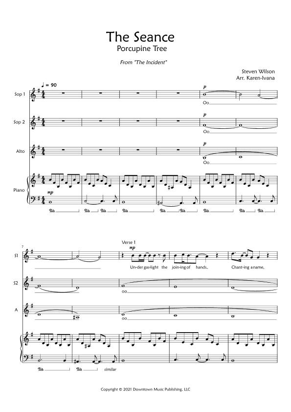 The Seance (arr. Karen Ivana)