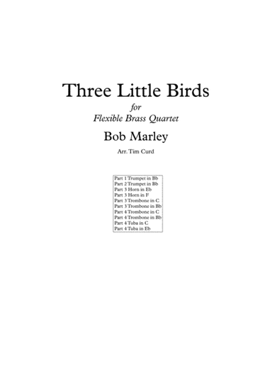 Three Little Birds (arr. Tim Curd)