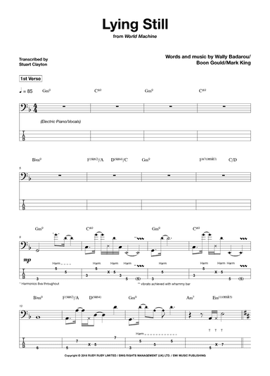 Lying Still In Your Arms (arr. Stuart Clayton)