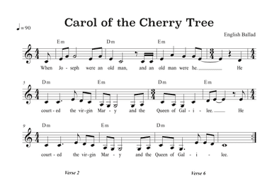 Carol of the Cherry Tree (arr. Riverside Guitar School)