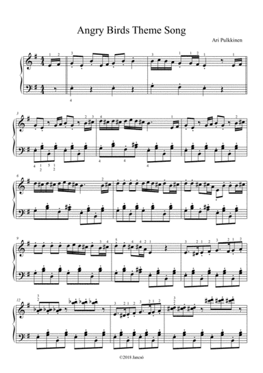 Angry Birds Theme (arr. Thomas Jancso)