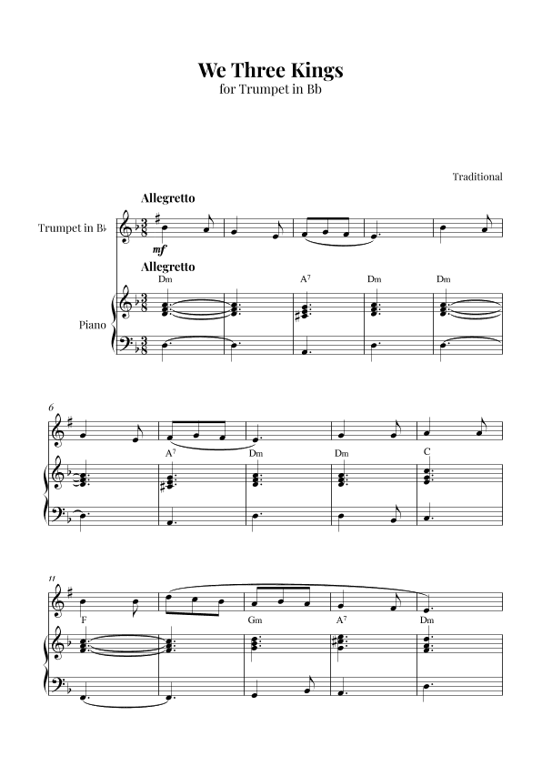We Three Kings (arr. GDJ)