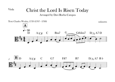 Christ the Lord is Rises today (arr. Davi Rocha Campos)
