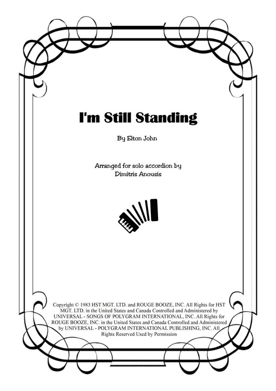 I'm Still Standing (arr. Dimitris Anousis)