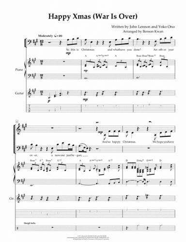 Happy Xmas (War Is Over) (arr. Benson Kwan)