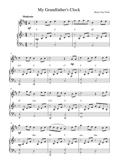 My Grandfather's Clock (arr. Kaiserin Rebecca)