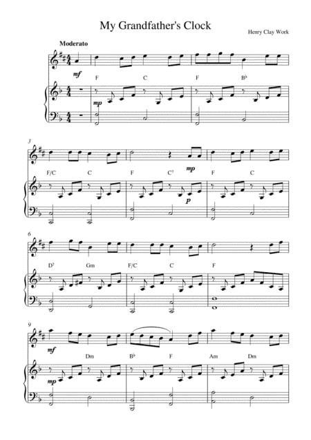 My Grandfather's Clock (arr. Kaiserin Rebecca)
