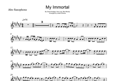 My Immortal (arr. Josiel Oliveira)