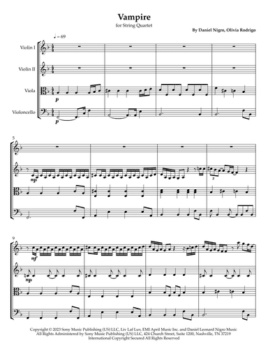 Vampire (arr. Ignacio Quiroz)