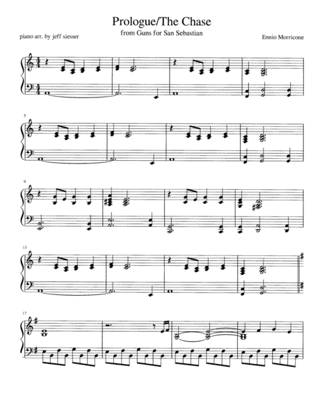 Guns For San Sebastian (cues) (arr. Mercenary Publications)