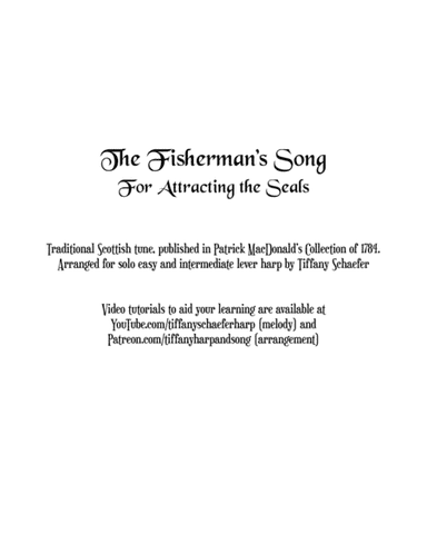 The Fisherman's Song for Attracting the Seals (arr. Tiffany Schaefer)
