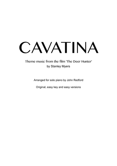 Cavatina (arr. John Redford)