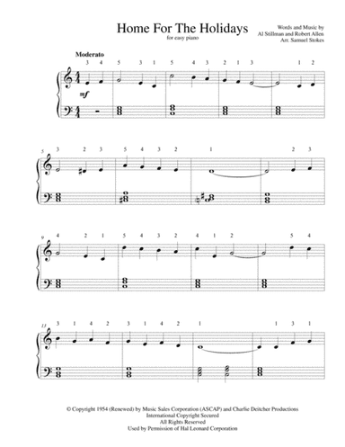 (There's No Place Like) Home For The Holidays (arr. Samuel Stokes)