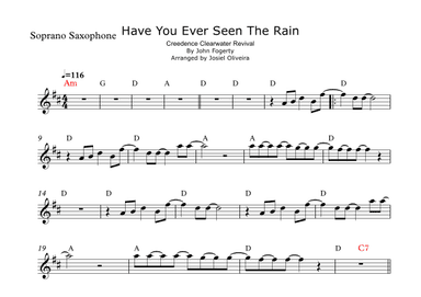 Have You Ever Seen The Rain? (arr. Josiel Oliveira)