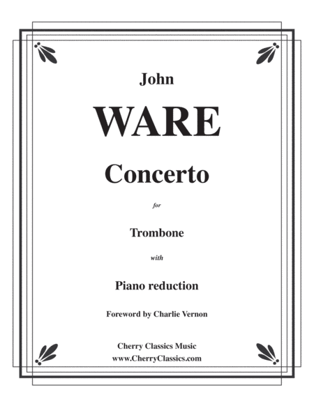 Concerto for Trombone and Piano accompaniment (piano reduction)