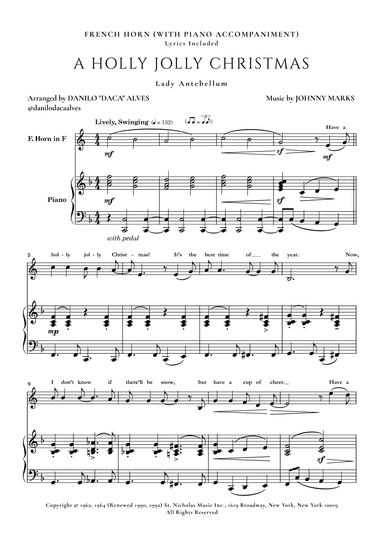 A Holly Jolly Christmas (arr. Danilo "Daca" Alves)